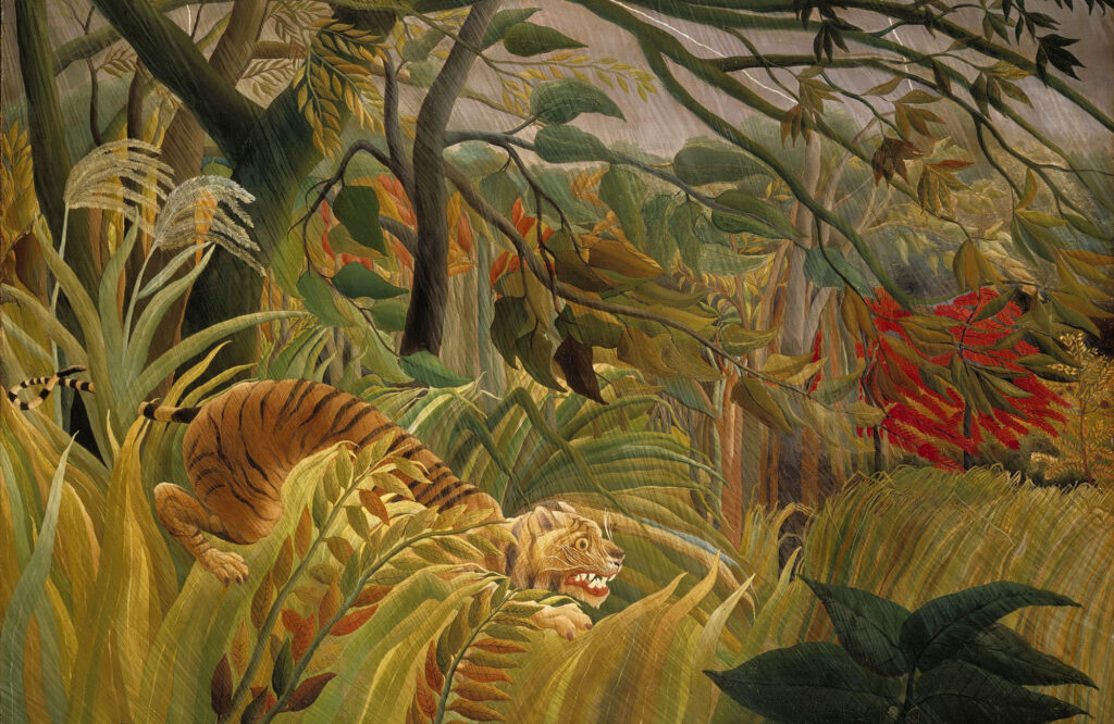 Surprised! Henri Rousseau. 1891