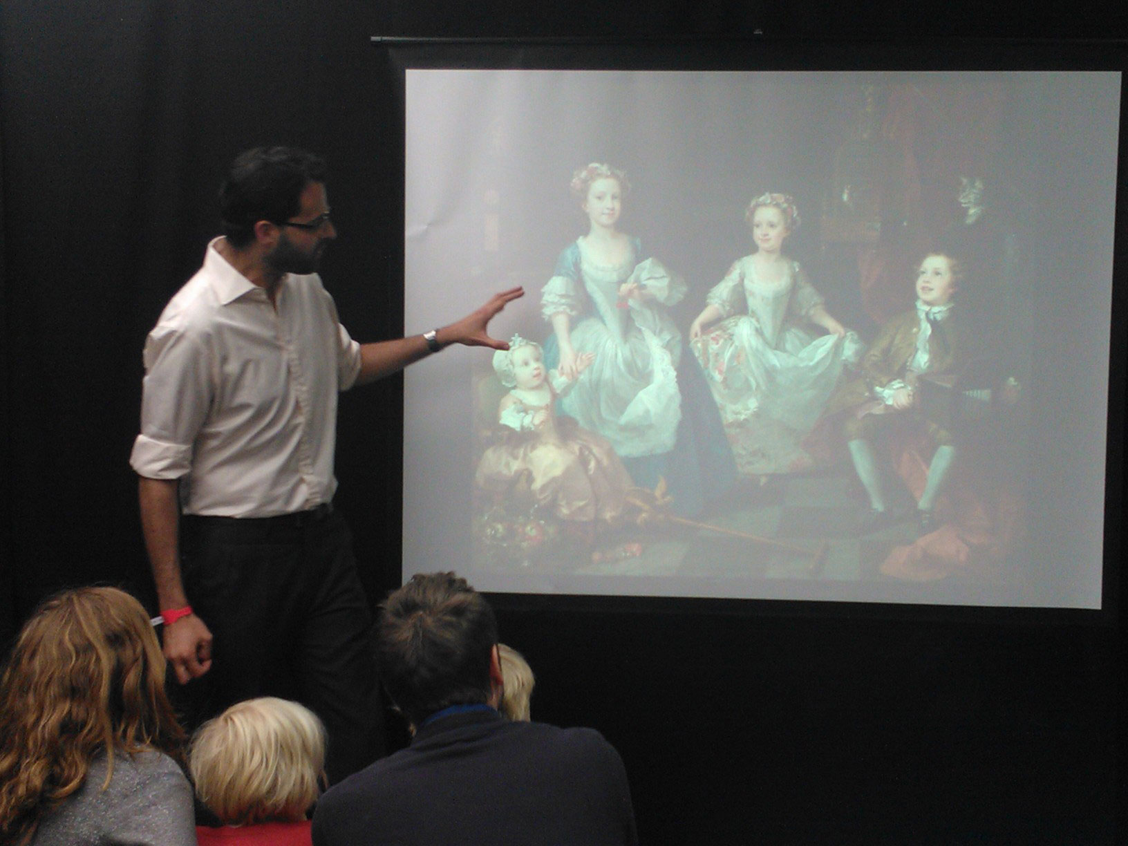 about matthew sanders showing william hogarth the graham children